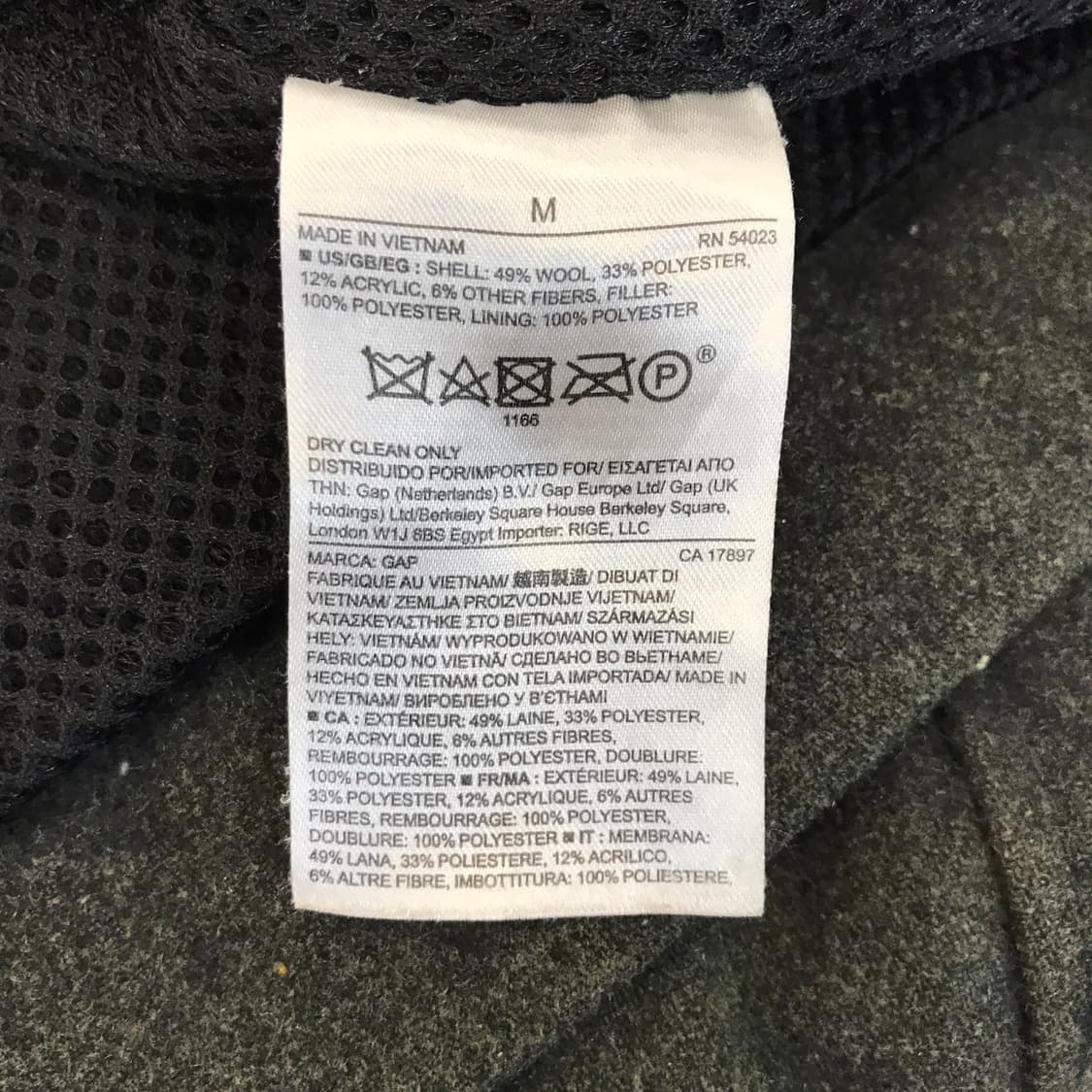 GAP 갭 멜톤울 후드점퍼 [M사이즈] 상품이미지6