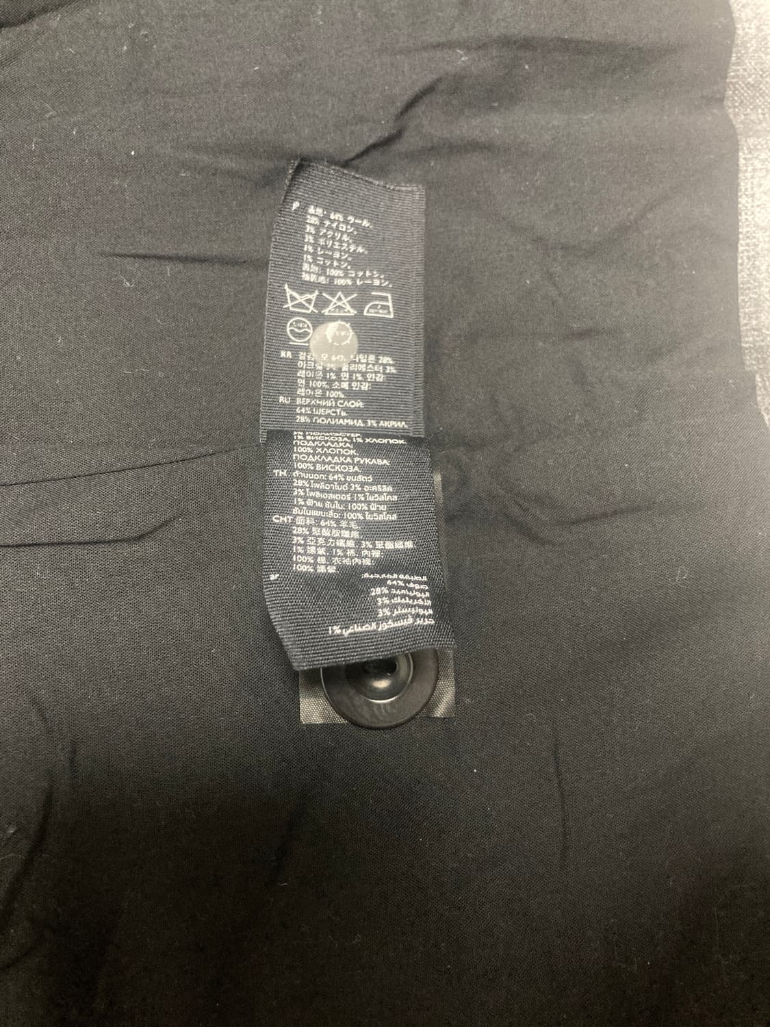 COS 체크 울 자켓 S 상품이미지6