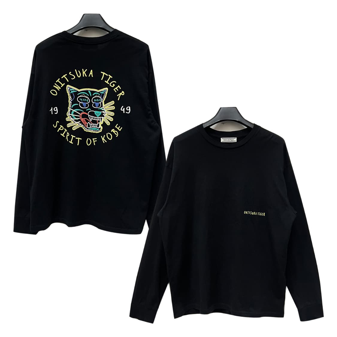 오니츠카타이거 그래픽 긴팔 롱슬리브 XL 상품이미지1