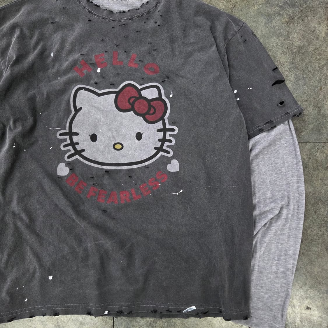 빈티지 레이어드 긴팔티셔츠 상품이미지3