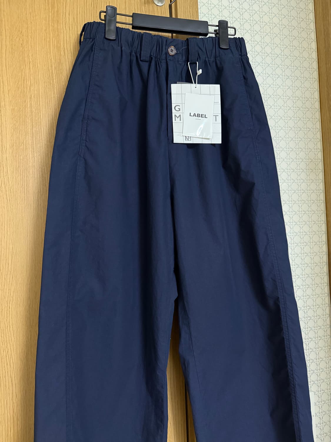 라벨아카이브 Sonnet ease-fit pants navy 3사이즈 새 상품이미지7