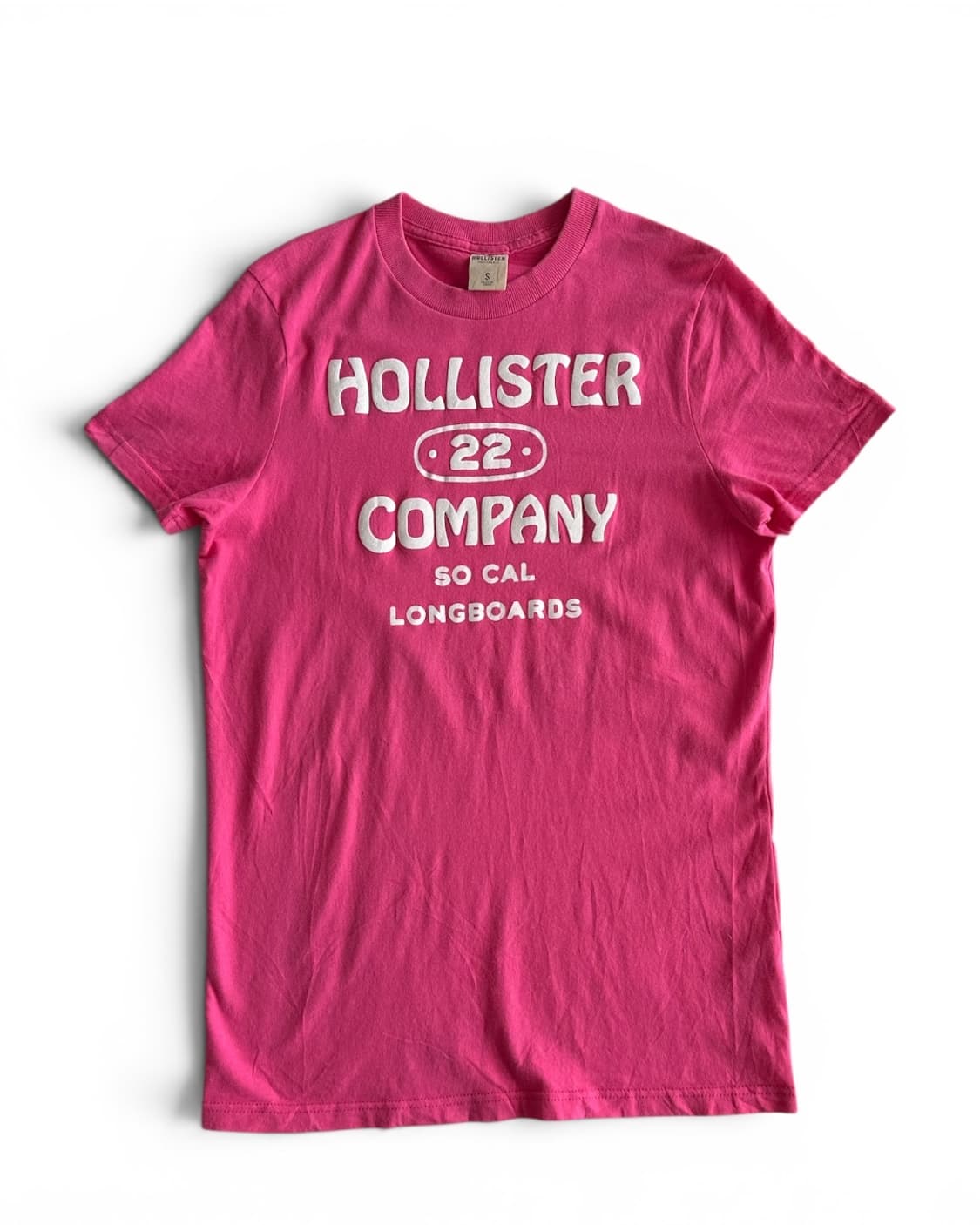 Hollister 핑크 로고 티 상품이미지1