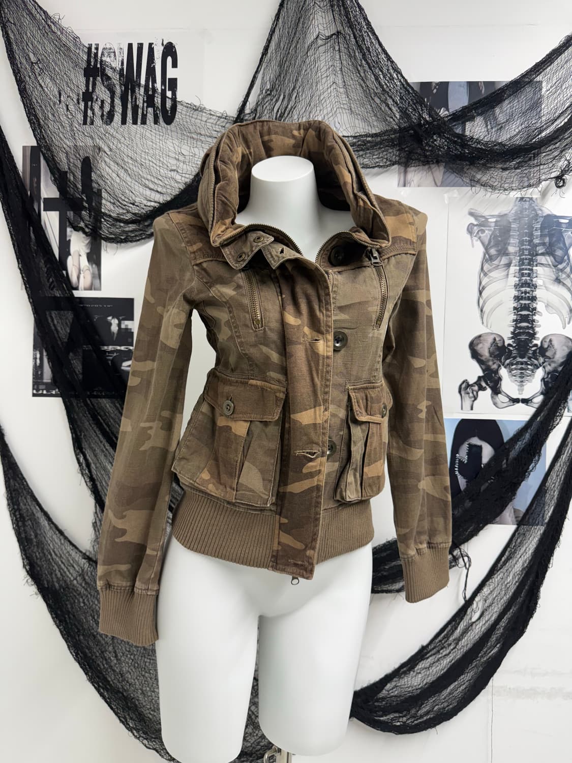 00s cargo pattern twoway jacket 상품이미지1