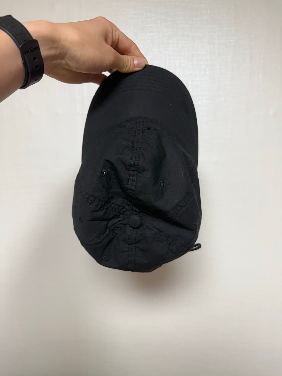 Post archive faction 8.0 로고 캡 라이트 블랙 상품이미지2