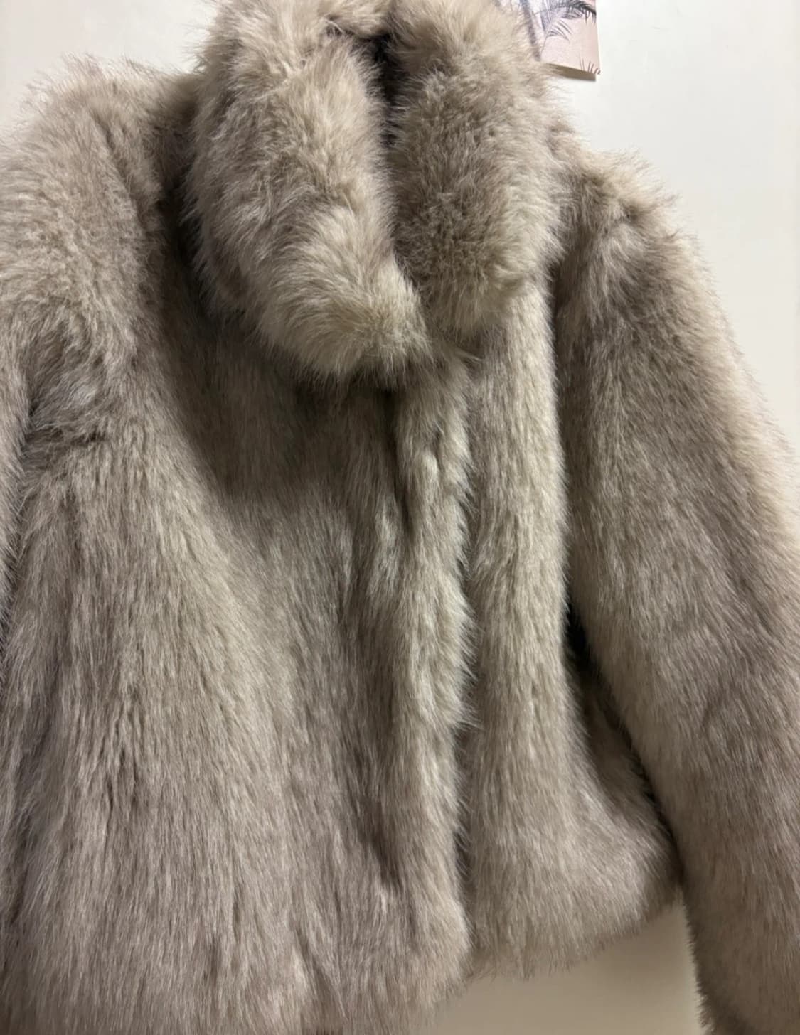 FORMAL 베이지 퍼 자켓 상품이미지2