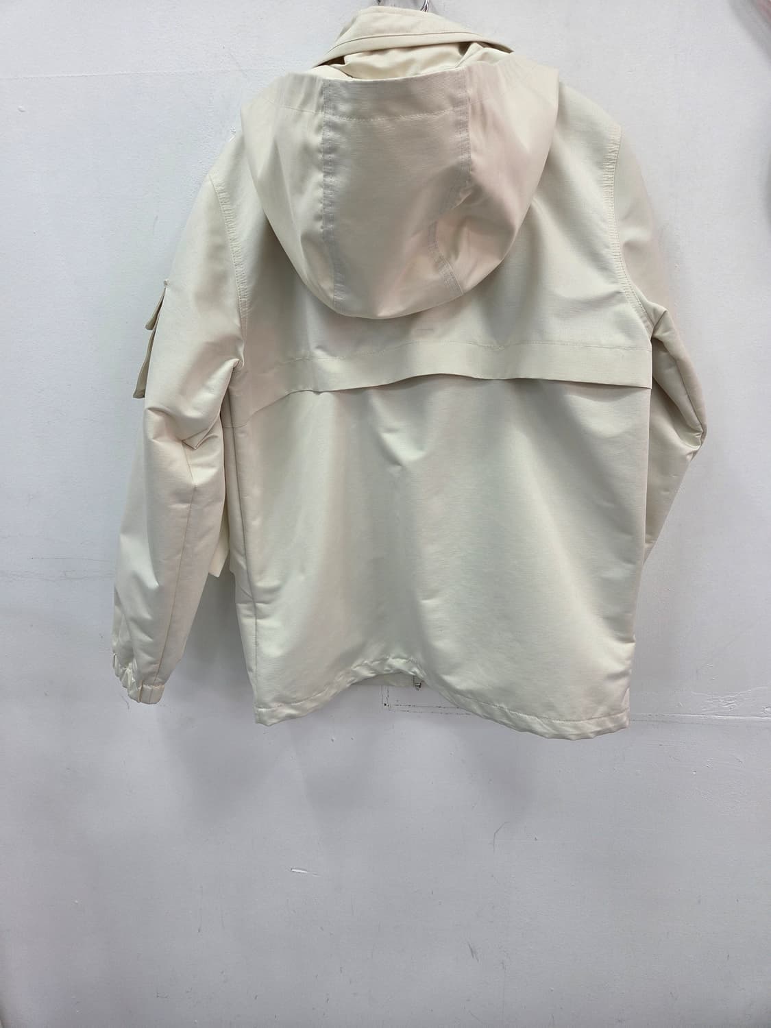 XS 스투시 후드 바람막이 아이보리 자켓 상품이미지8