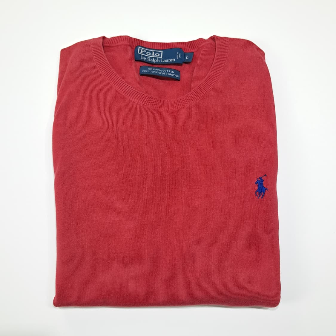 CL363 L 폴로 00s 코튼 레드애플 니트 스웨터 상품이미지7