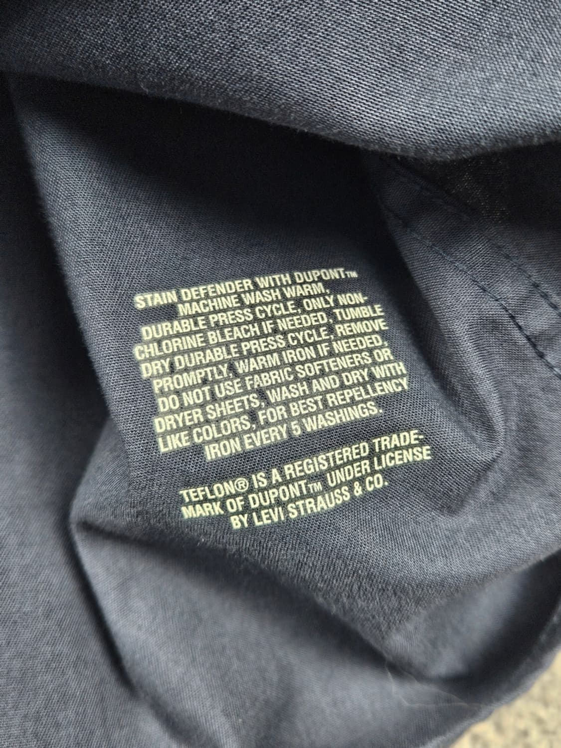 DOCKERS 네이비마린 앵커 포켓 셔츠 ( M ) / 11079 상품이미지10