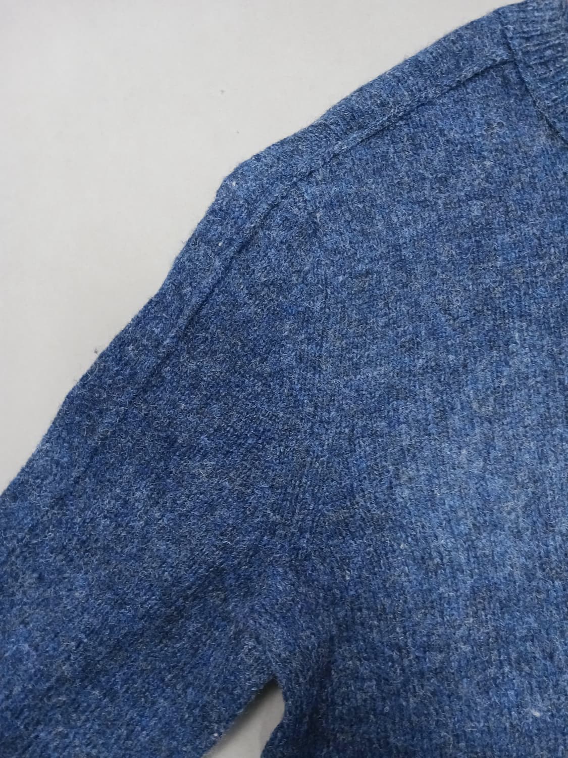 [S] 바나나리퍼블릭 울 100% 라운드넥 니트 스웨터 블루 상품이미지3