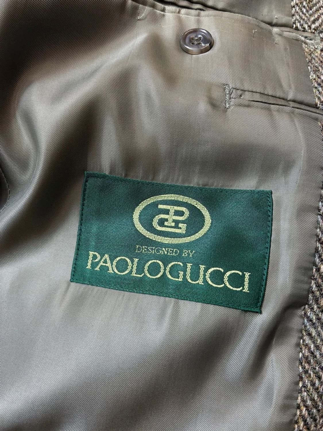 파올로구찌 x 해리스트위드 90's 울 헤링본 블레이저 PN6902 상품이미지7