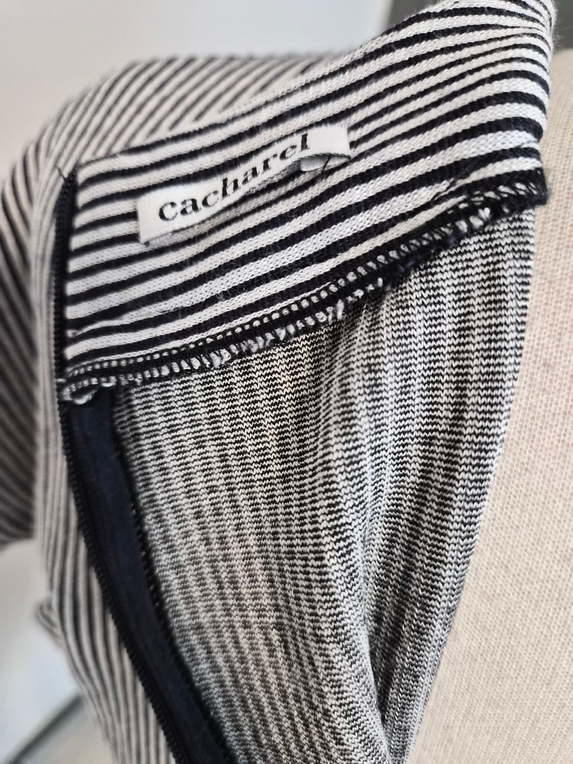 [프랑스 감성] 까샤렐(Cacharel)  스트라이프 리본 원피스 상품이미지5