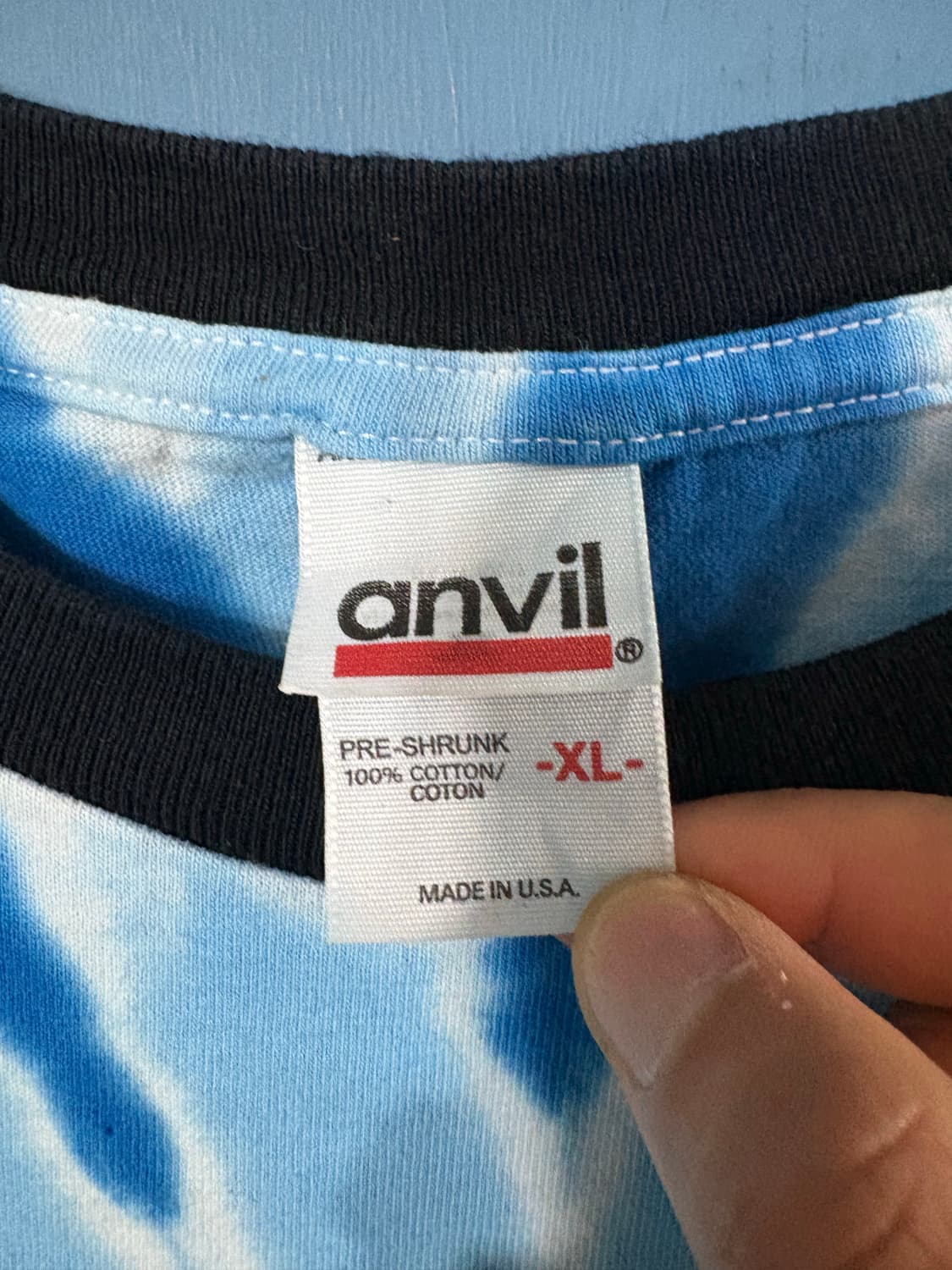 90‘s Anvil  Tie-Dye Ringer T. 상품이미지3