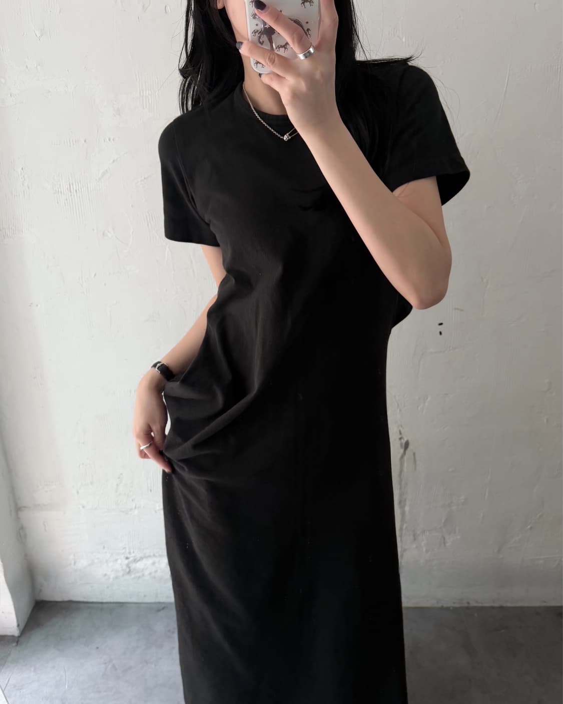 꼼데가르송 트리콧 1998‘s 블랙 레이어드 원피스 상품이미지4