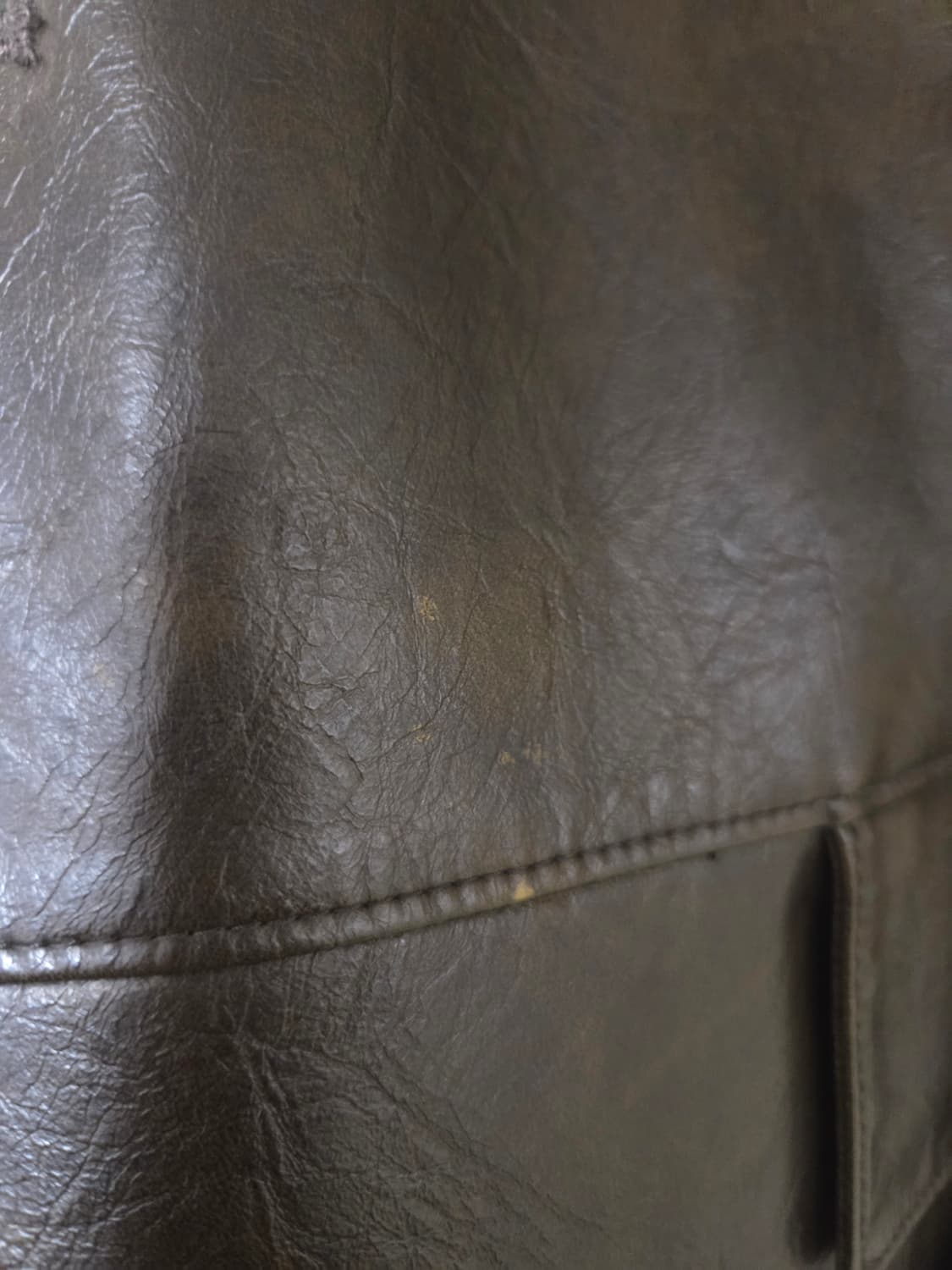 beslow washed leather car coat brown m 상품이미지8