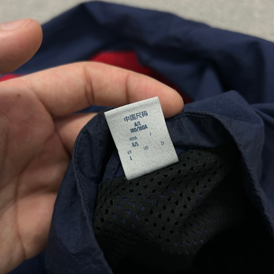 리복 올드스쿨 빅로고 바람막이(L) 상품이미지3