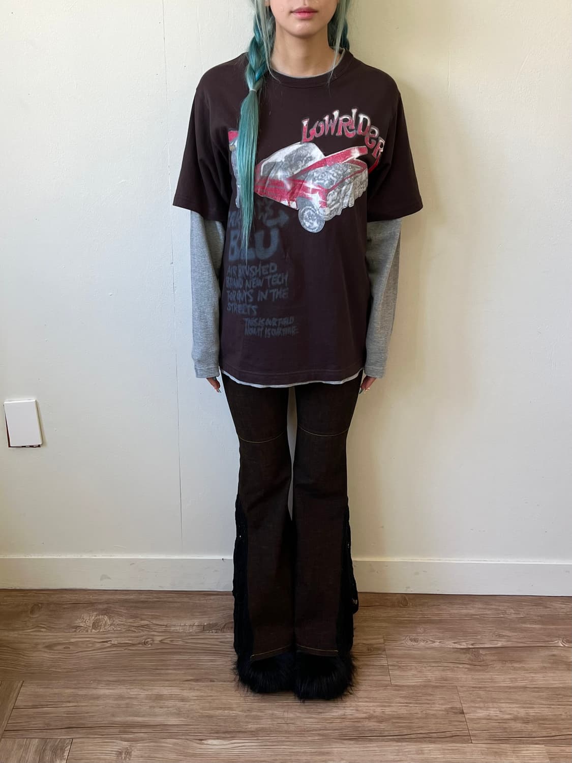 Pura 레이어드 데님 팬츠 상품이미지7