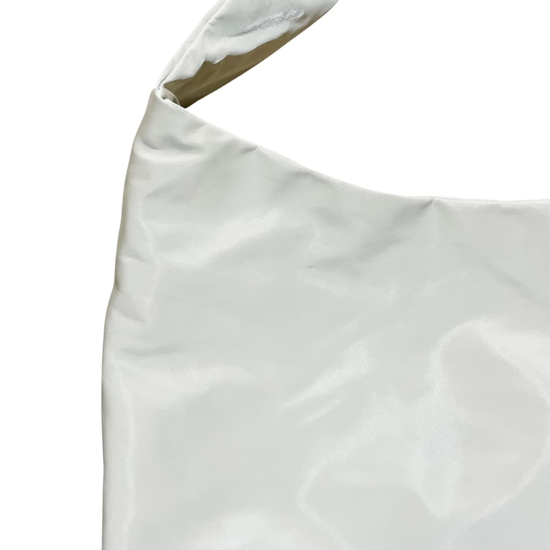 ACOC, Glossy Halfmoon Cross Bag_ivory 상품이미지3