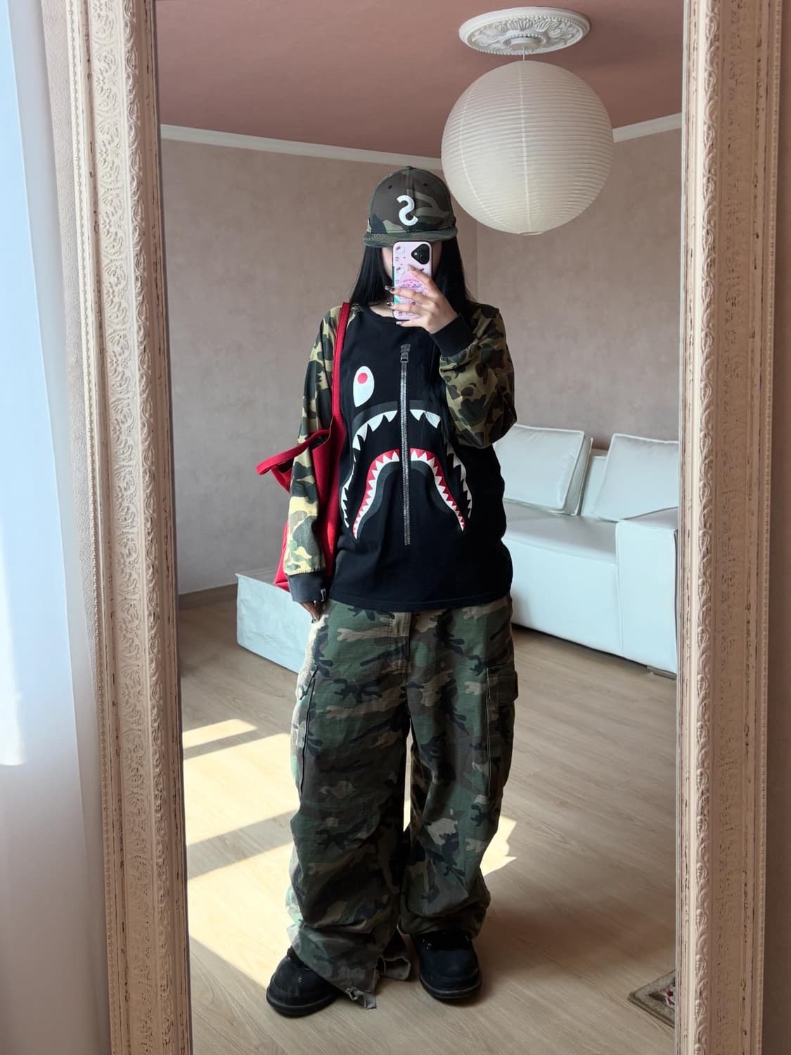 베이프 샤크 롱슬리브  상품이미지2