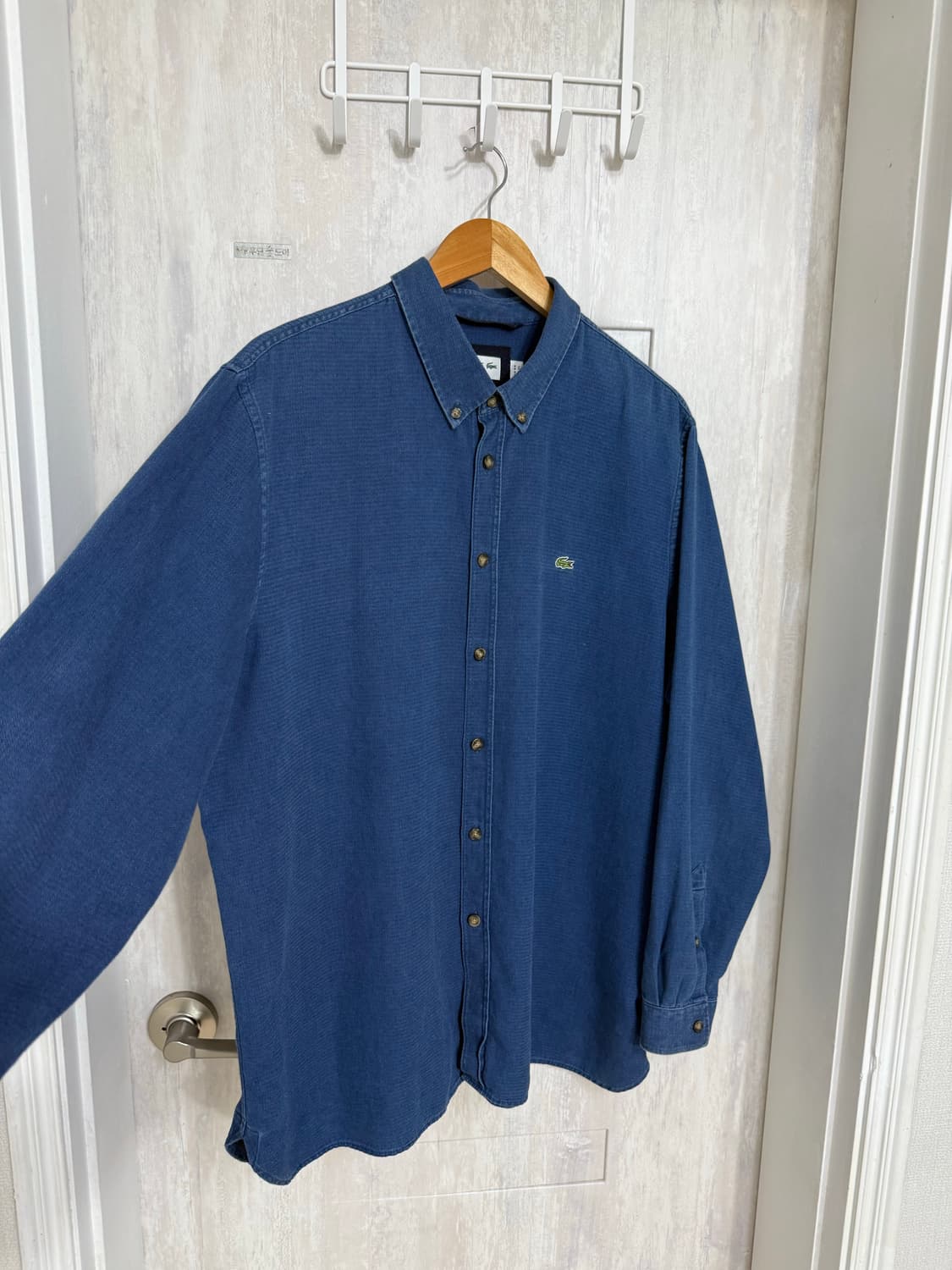 남성 xl 110 / 라코스테 코튼 남방 셔츠 상품이미지9