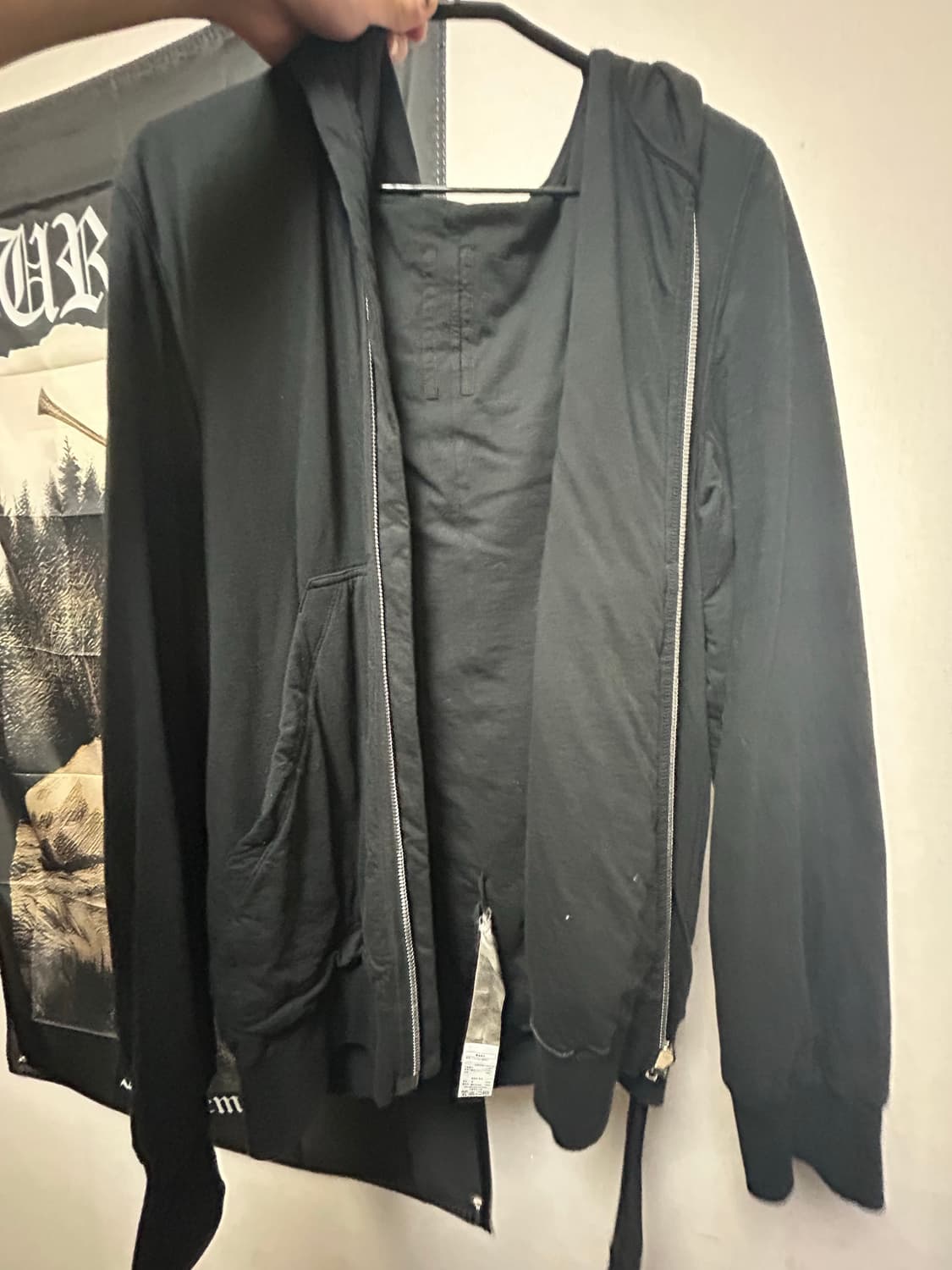 릭오웬스 김프 후드집업 XL 상품이미지1