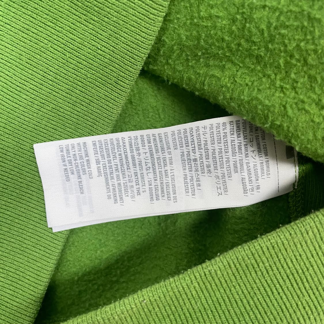 아베크롬비 아치 로고 후드집업 그린 상품이미지4