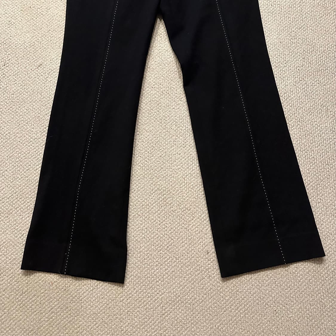 랑방(Lanvin) 스티치 디테일 세미 부츠컷 슬랙스 상품이미지3