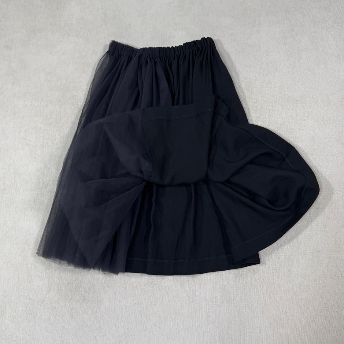 Tulle Black Long Skirt  상품이미지3