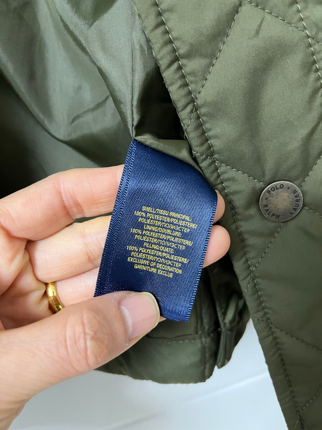 폴로 퀄팅 자켓 아동 8세 상품이미지10