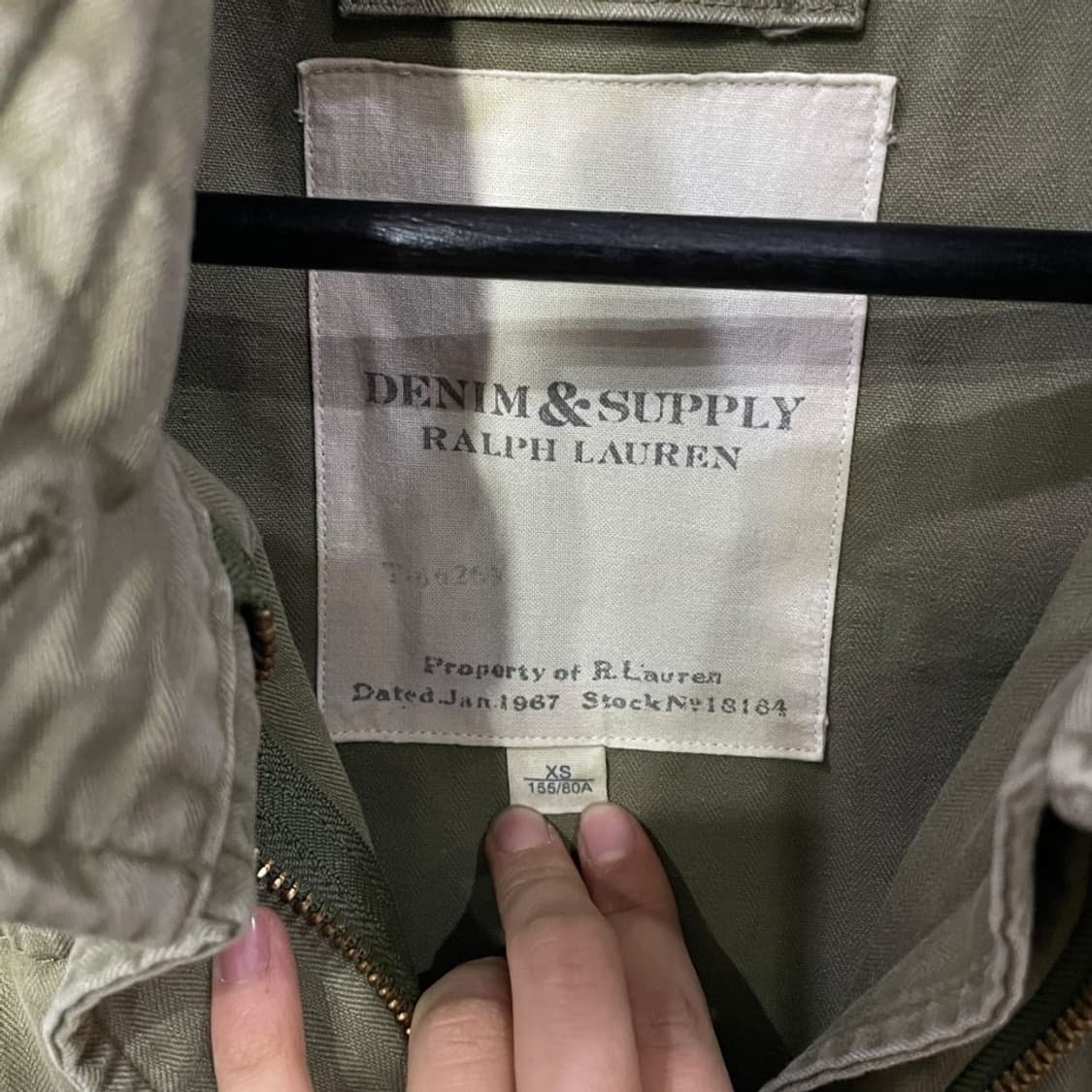 데님앤서플라이 랄프로렌 성조기 워크 자켓 상품이미지6