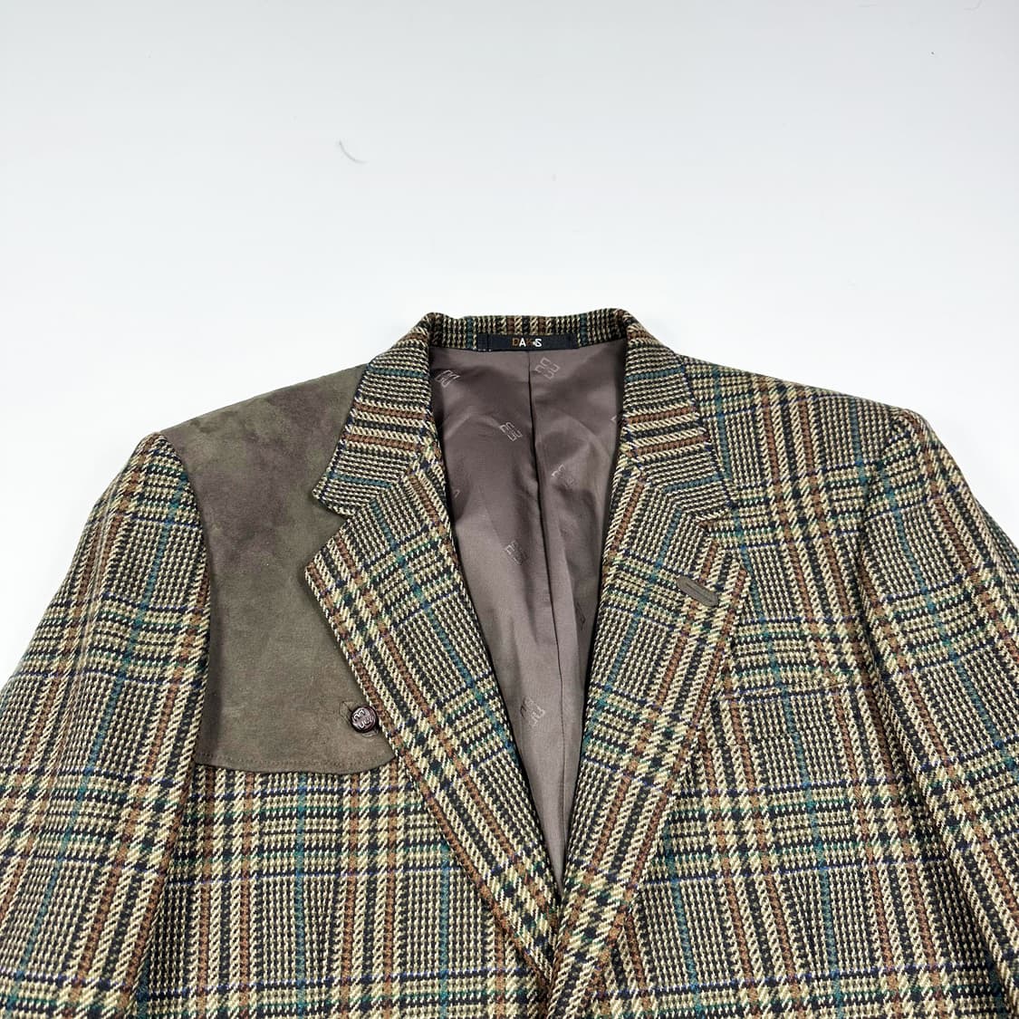 닥스 재팬 클래식 울 체크 블레이저 자켓 (L) 상품이미지1