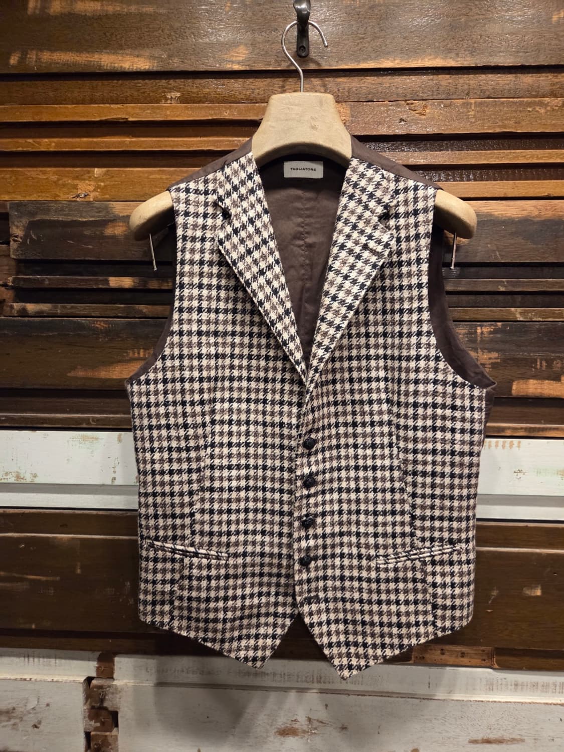 딸리아또레 트위드 베스트 상품이미지1