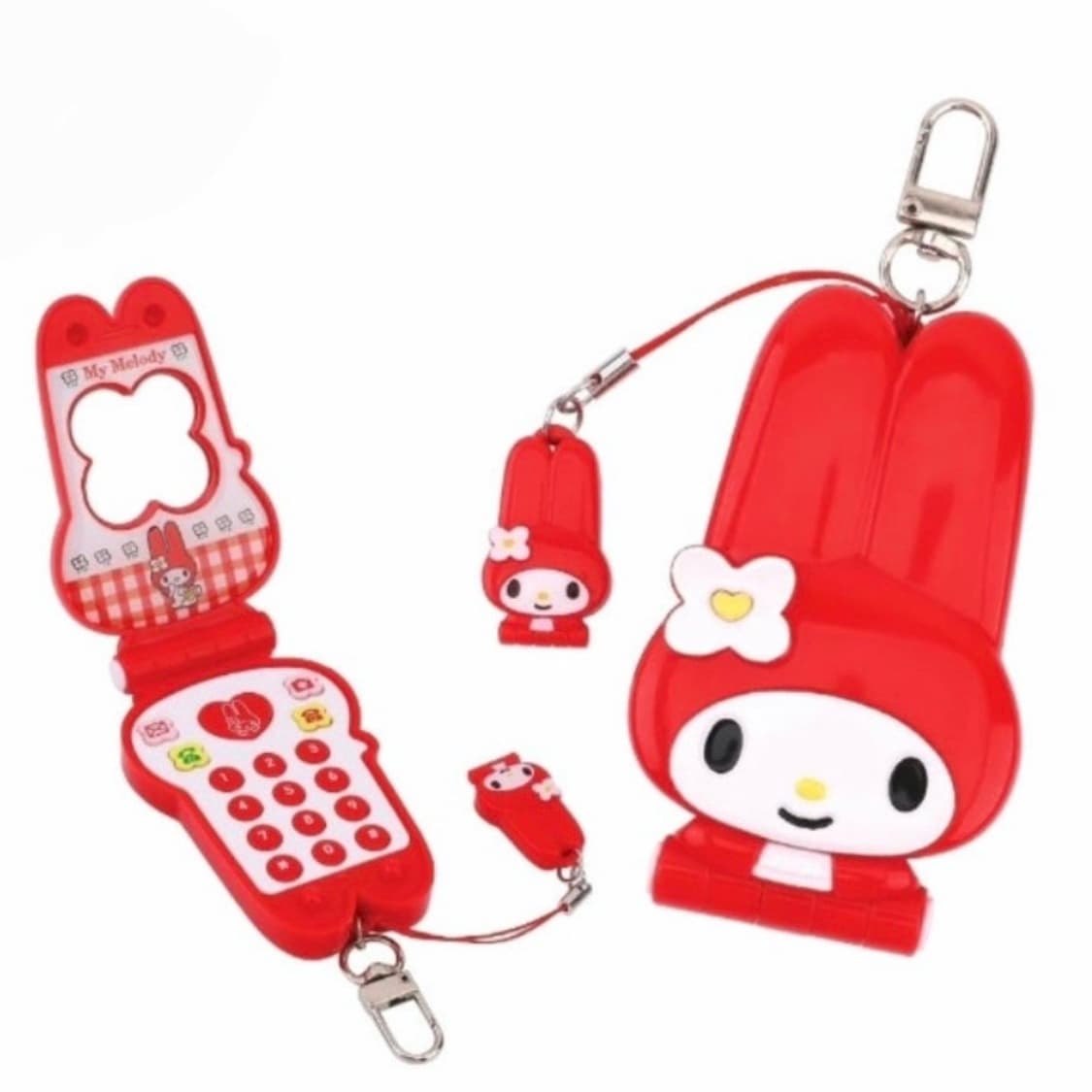 무신사 산리오 마이멜로디 폴더폰 키링 피규어 상품이미지1