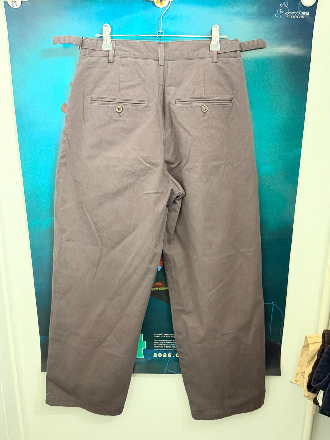 노운 / wide chino pants (purple) / 와이드 치노  상품이미지3