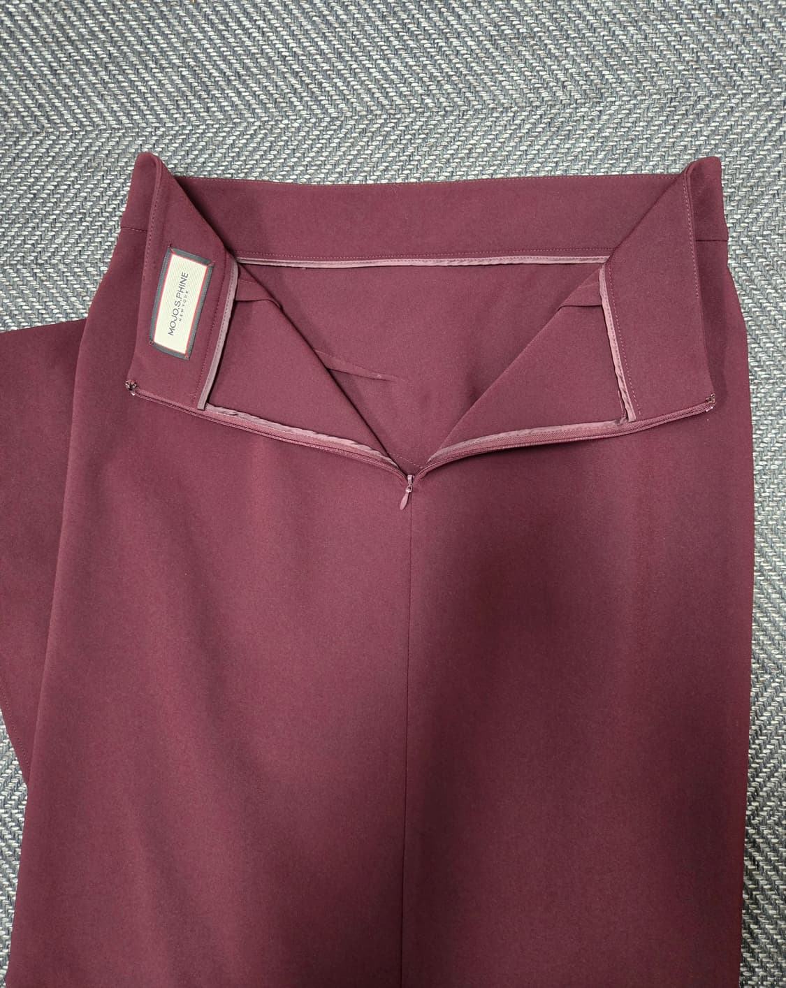 모조에스핀 버건디 스커트 상품이미지5