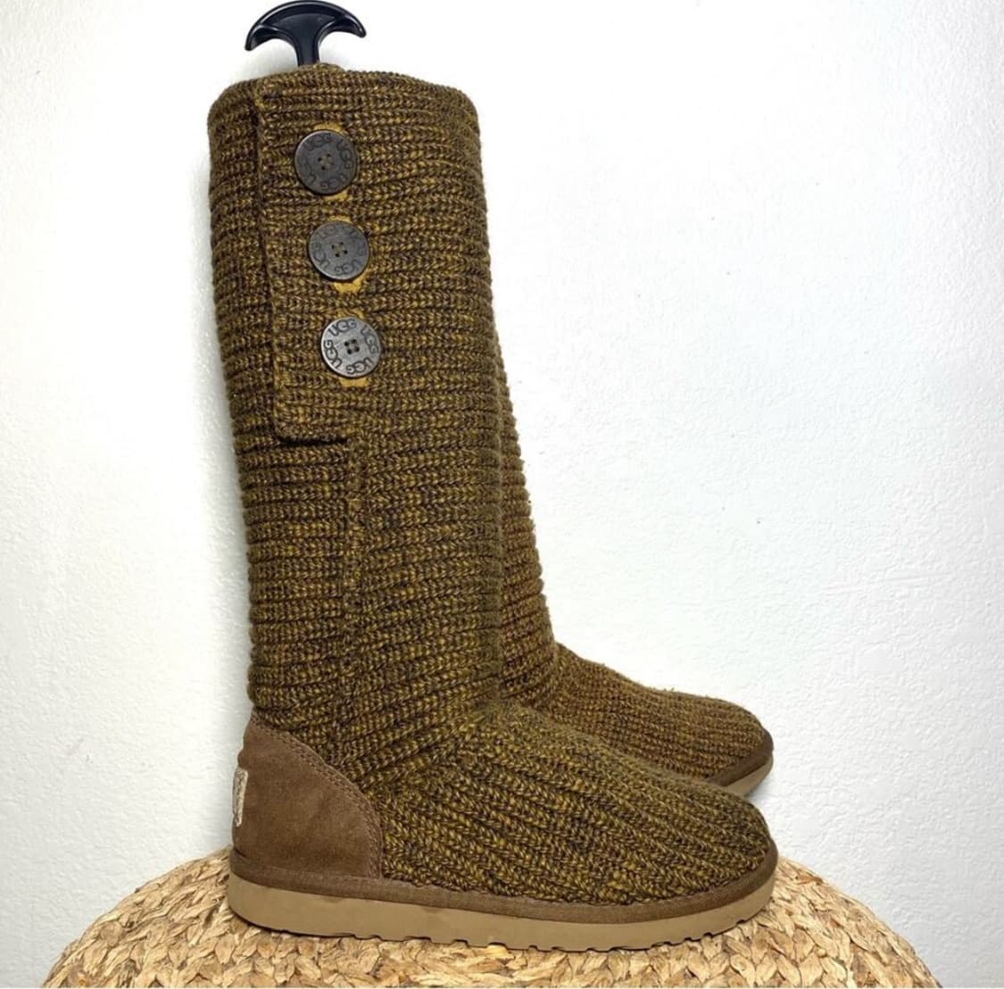 어그 카디 니트 부츠 브라운 상품이미지1