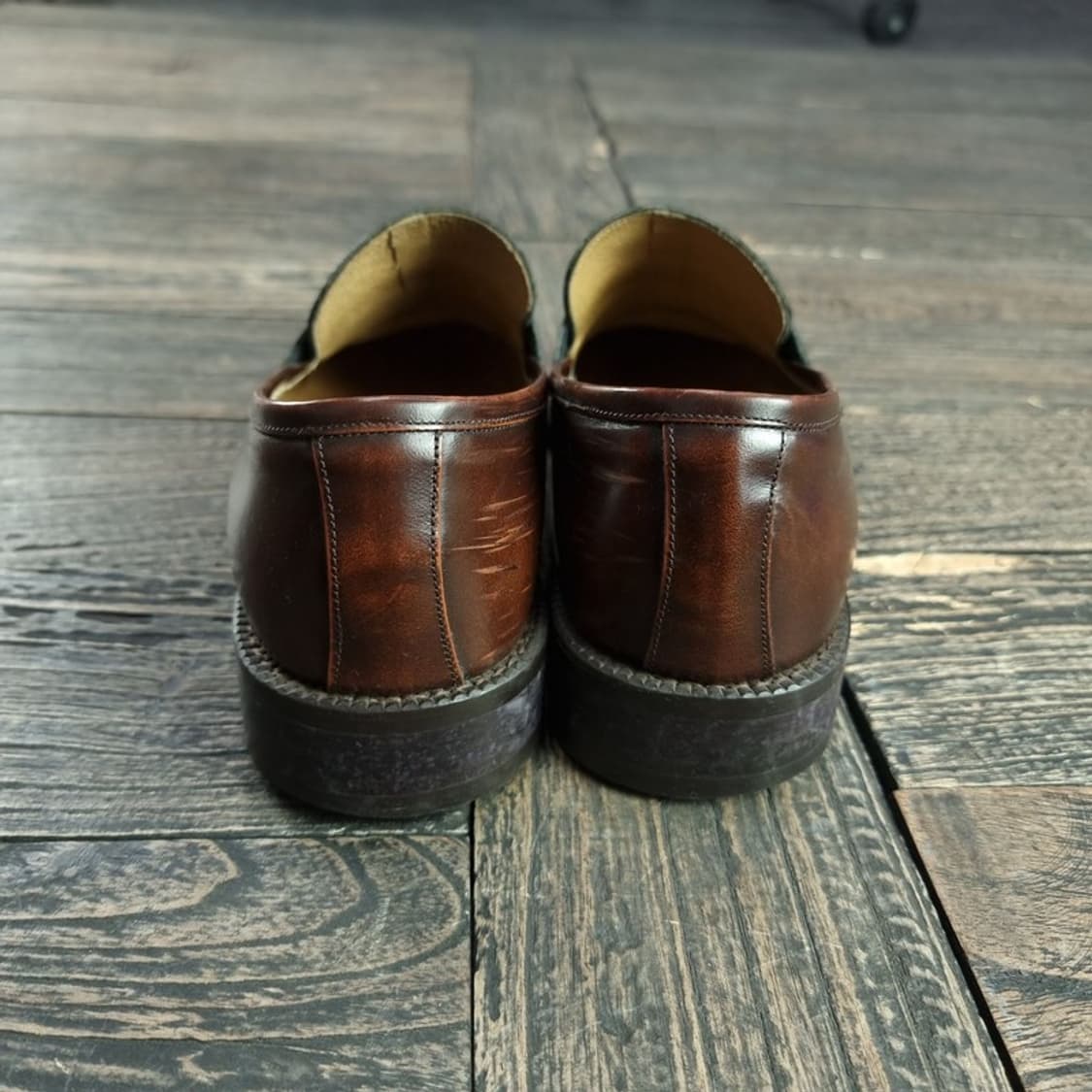 [로맨틱무브] 레더 페니 로퍼 브라운 M18596 상품이미지5