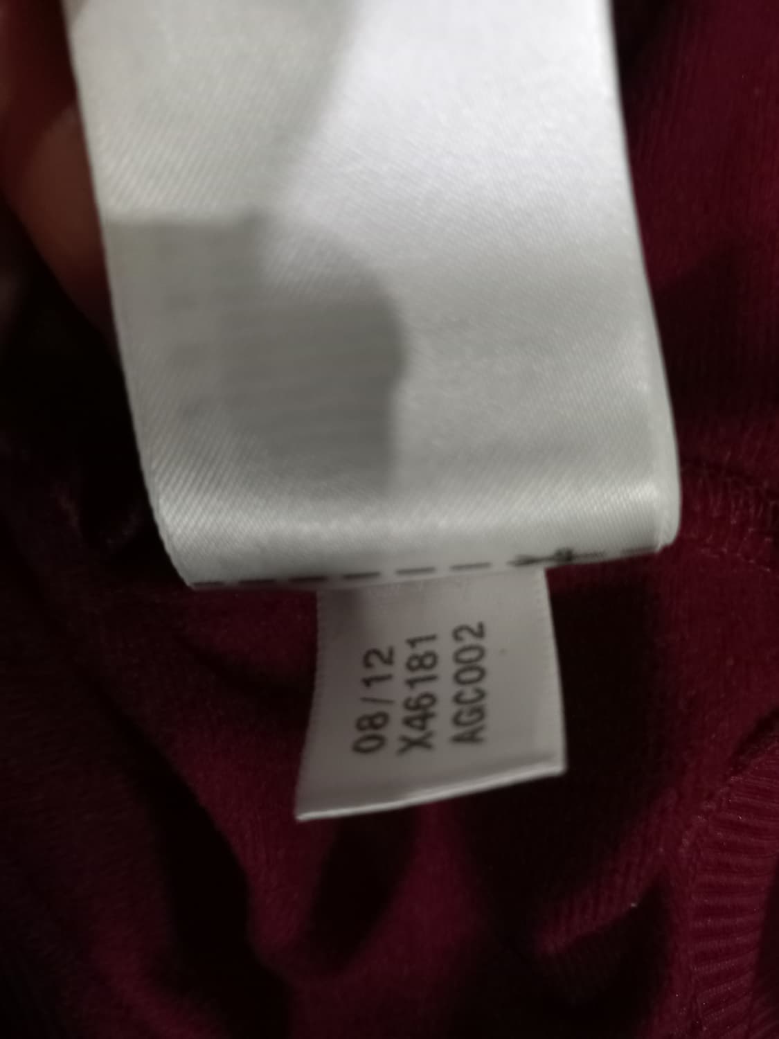 아디다스 파이어버드 희귀 버건디 트랙탑 저지 져지집업 105/XL 상품이미지6