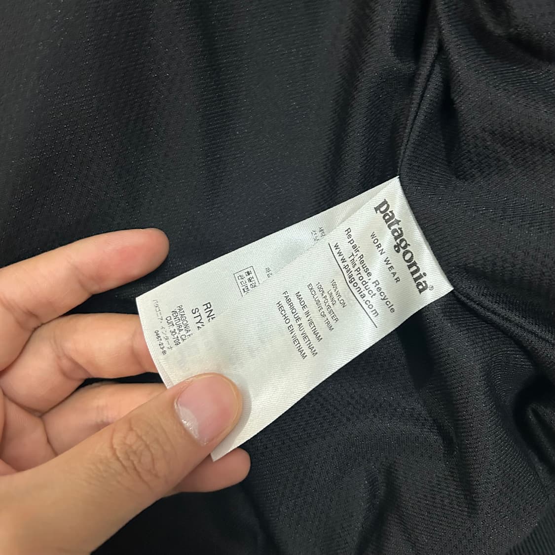 (M) 파타고니아 블랙 베기스 블루종 자켓  상품이미지7