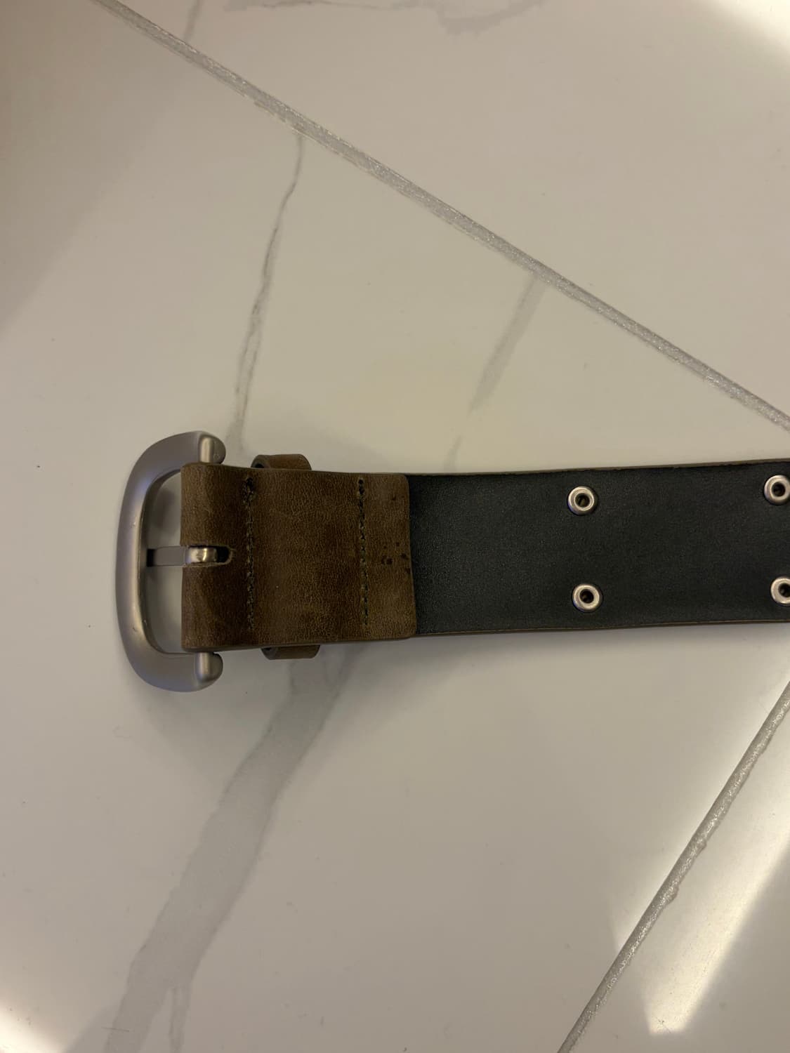 Cerric 세릭 벨트 two ring rivet belt brown 상품이미지9