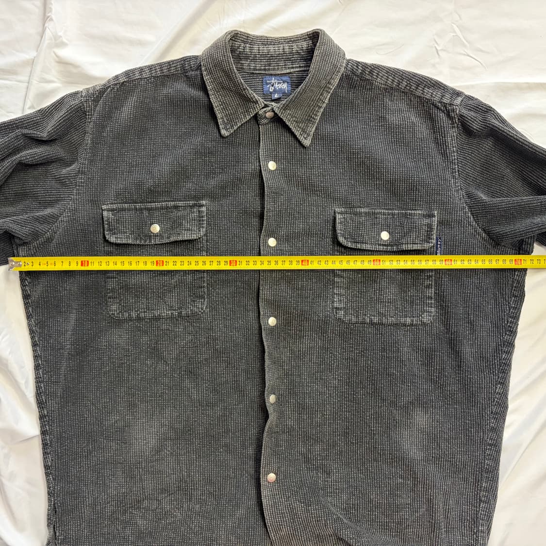 90s usa 올드 스투시 코듀로이 셔츠 상품이미지7