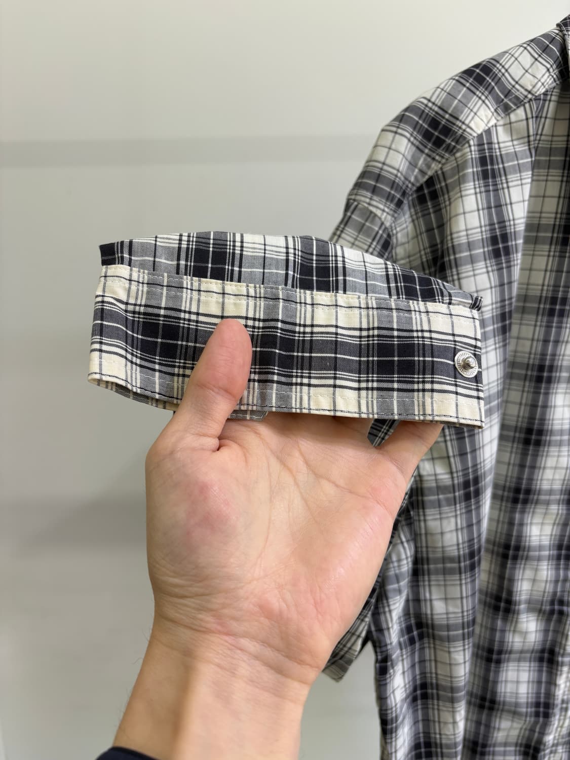 BOSSINI 체크 자켓 상품이미지4