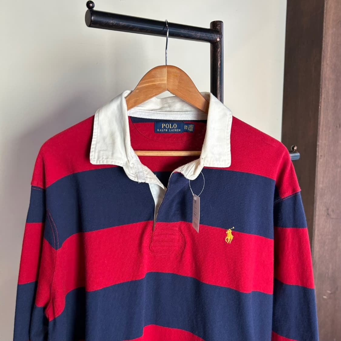 13222 - (XXL) 폴로 랄프로렌 스트라이프 럭비티 상품이미지1