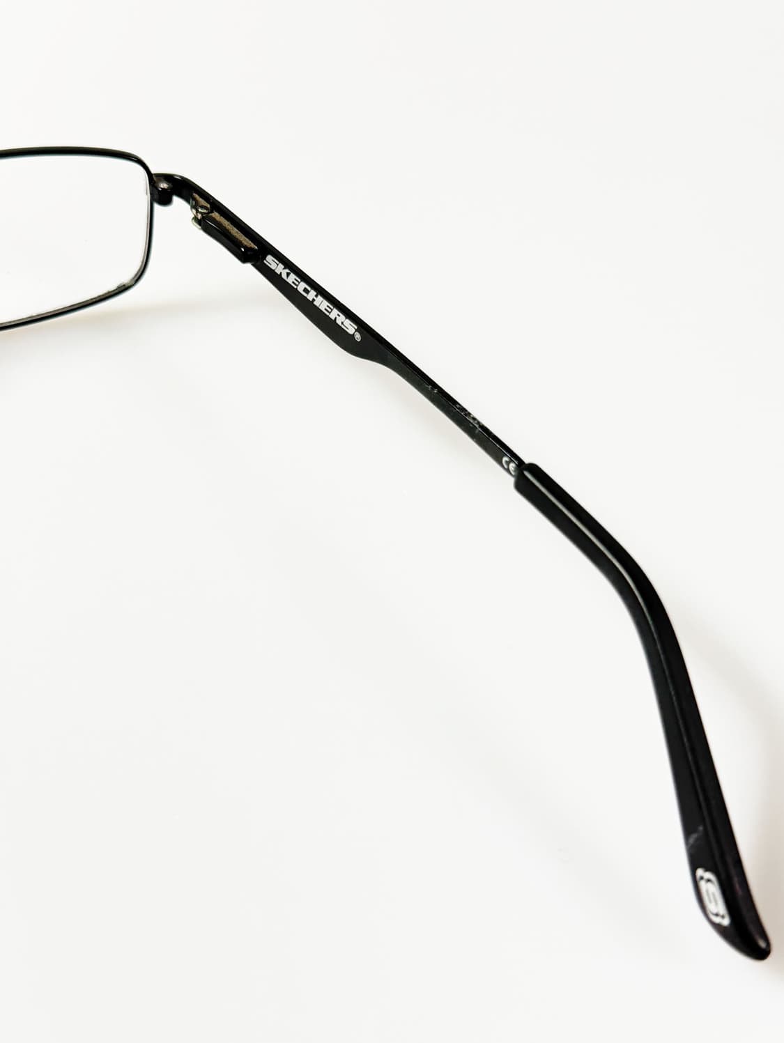 SKECHERS 블랙 슬림 스퀘어 메탈 빈티지 안경 상품이미지6