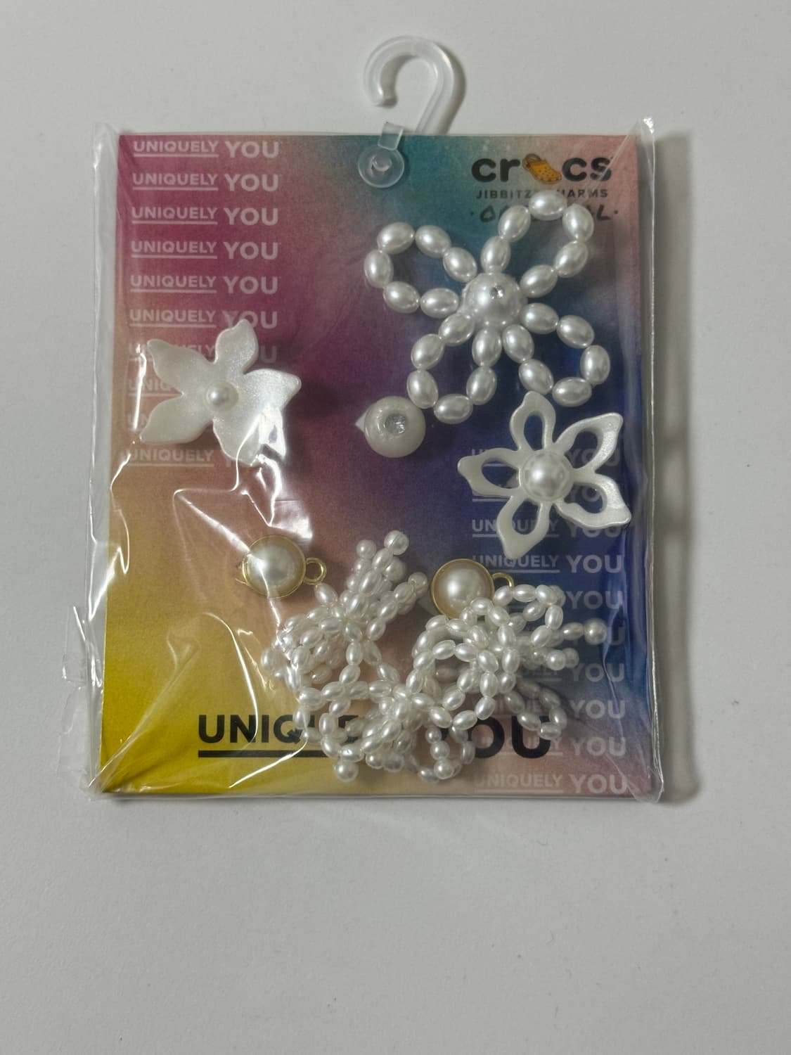 크록스 진주 지비츠 세트 새상품 상품이미지1