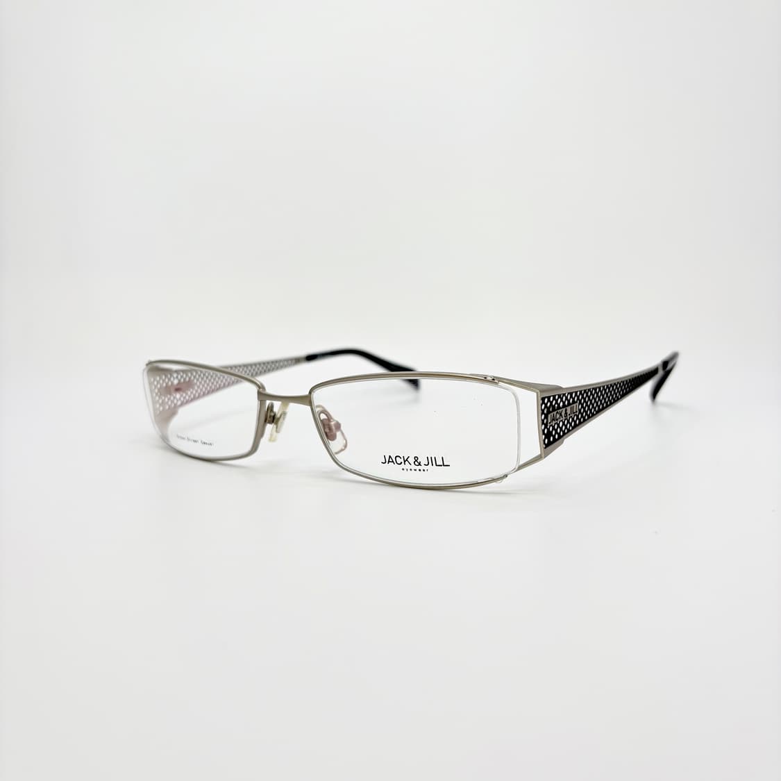 JACK&JILL 잭앤질 실버 스퀘어 메탈테 상품이미지1
