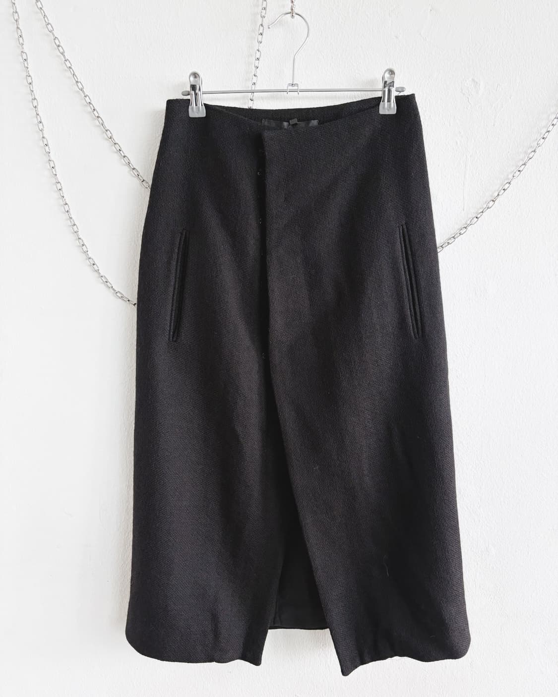 하이더 아커만 asymmetric 울 프론트후크 오버스커트 상품이미지4