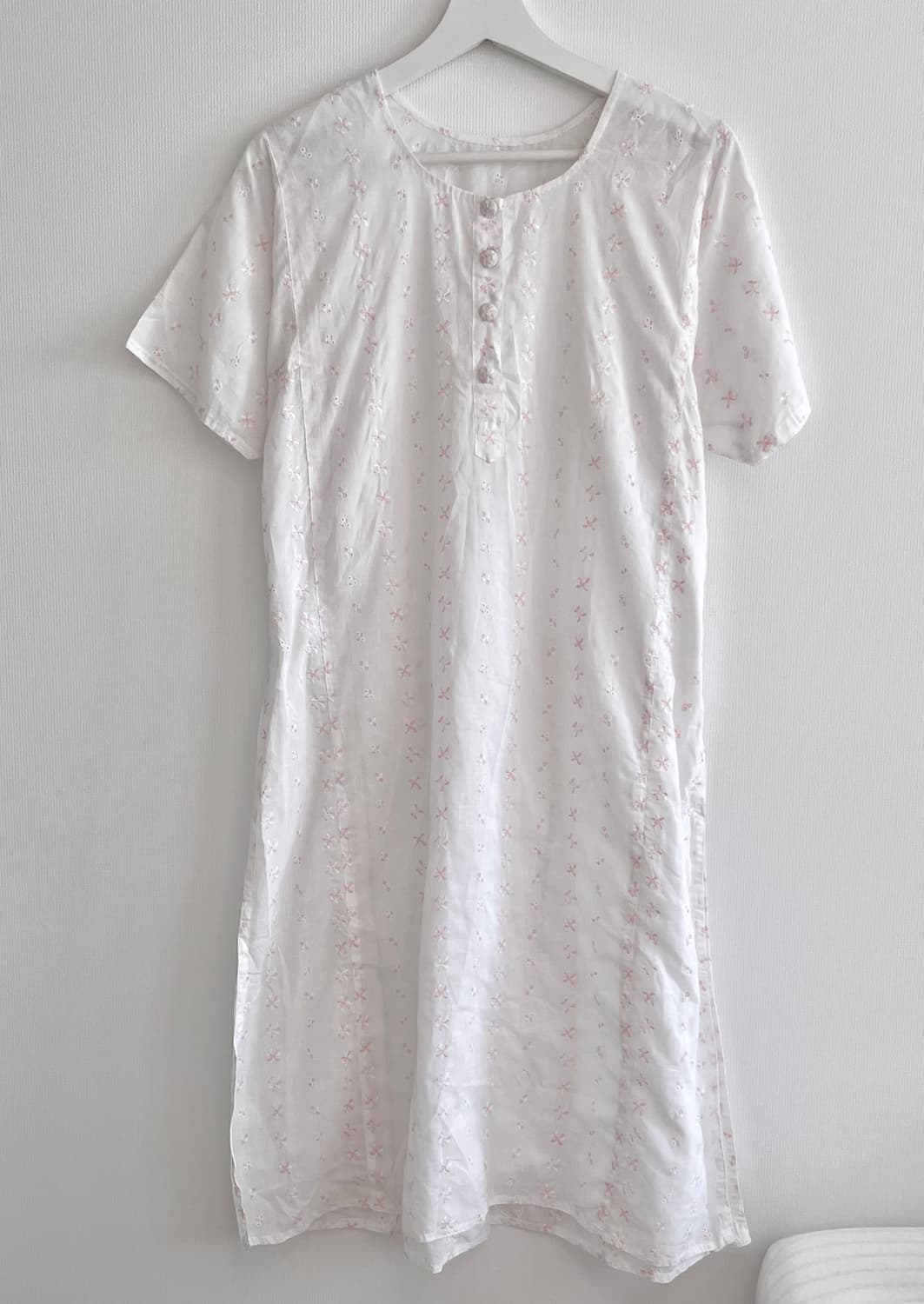 자수 원피스 잠옷 상품이미지1