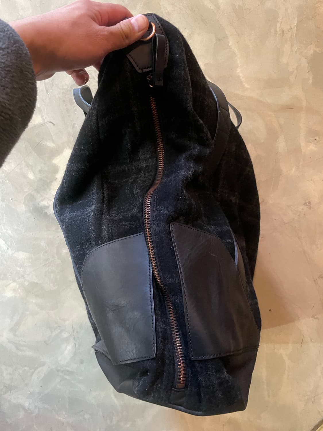 우영미 14시즌 울 토트백 상품이미지8