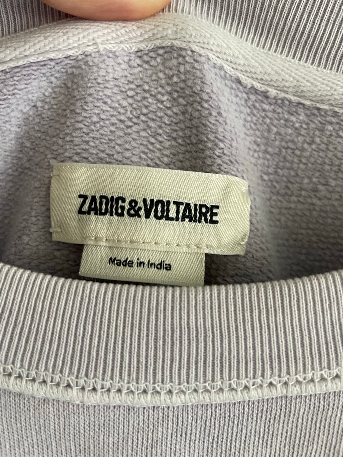 자딕앤볼테르 연보라 해골 맨투맨 상품이미지2