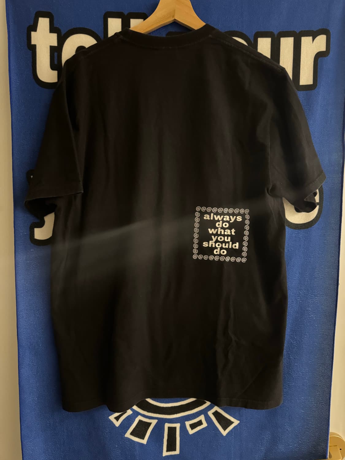 Always 반팔티 블랙 퍼플로고 상품이미지5